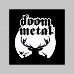 Doom Metal - čierna zimná letecká bunda BOMBER typu MA-1 z pevného materiálu s masívnym zipsom na zapínanie 100%nylón, čiastočne vodeodolná